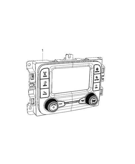 2020 Ram 3500 Pickup Radios Diagram 4 - Thumbnail