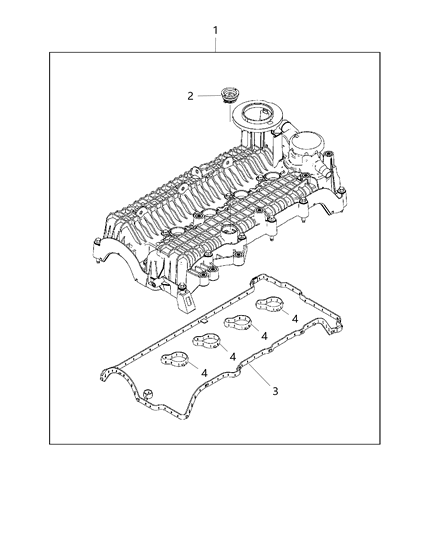2020 Jeep Renegade Cylinder Head & Cover Diagram 3 - Thumbnail