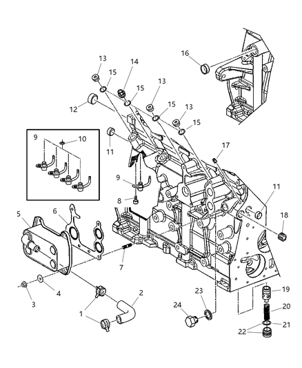 2006 Jeep Liberty Washer, Shield Bolt Diagram for 4723279