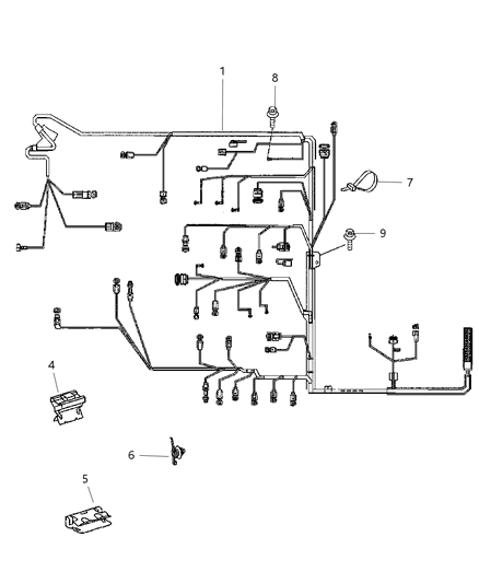 2007 Dodge Sprinter 2500 Engine Wiring Harness Diagram 2 - Thumbnail