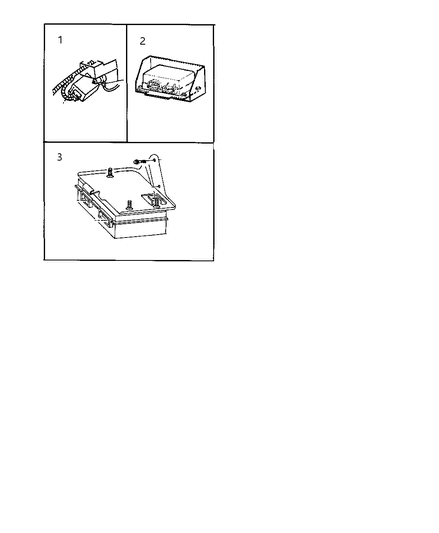 1997 Dodge Dakota Control Module Diagram for 56028369AB
