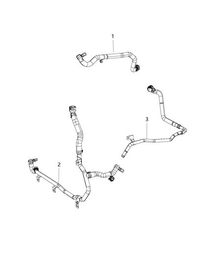 2020 Jeep Cherokee Heater Plumbing Diagram 1 - Thumbnail