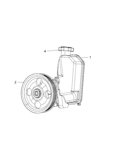 2007 Jeep Liberty Power Steering Pump Diagram 2 - Thumbnail