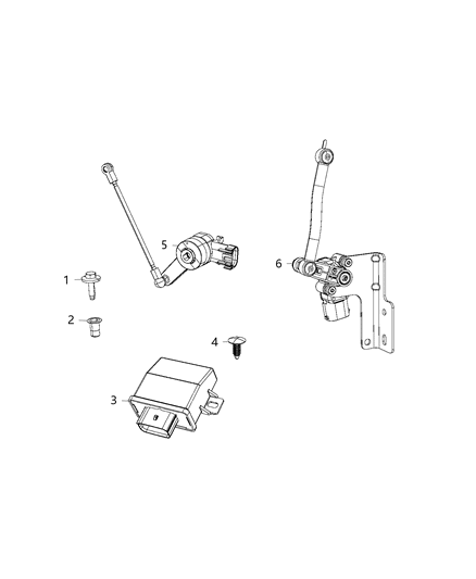 2020 Chrysler Voyager Modules, Body Diagram 2 - Thumbnail