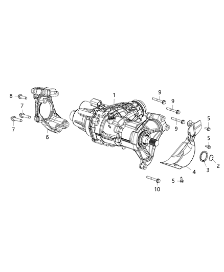 2018 Jeep Compass Assembly, Power Transfer Unit Diagram 5 - Thumbnail