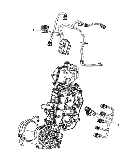 2015 Dodge Dart Wiring Transmission Diagram for 68211410AA