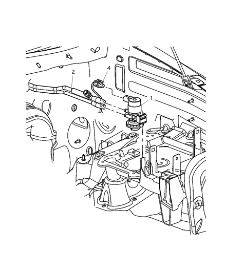 2002 Jeep Liberty Emission Vacuum Harness Diagram 1 - Thumbnail