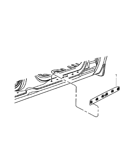 2002 Chrysler PT Cruiser Aperture Panel, Sill Cover Diagram
