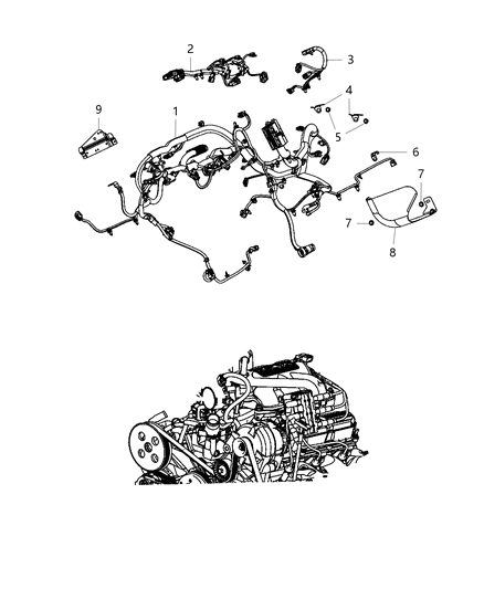 2016 Jeep Wrangler Wiring, Engine Diagram 2 - Thumbnail