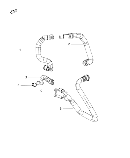 2015 Jeep Cherokee Heater Plumbing Diagram 2 - Thumbnail