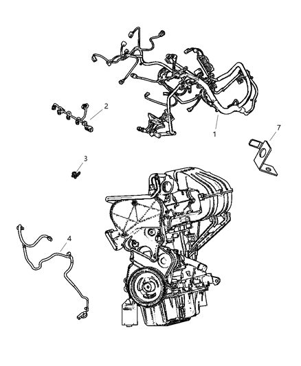 2002 Dodge Caravan Wiring - Engine & Related Parts Diagram 1 - Thumbnail