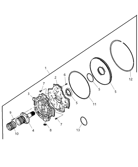 2007 Chrysler Aspen Pump, Oil Diagram