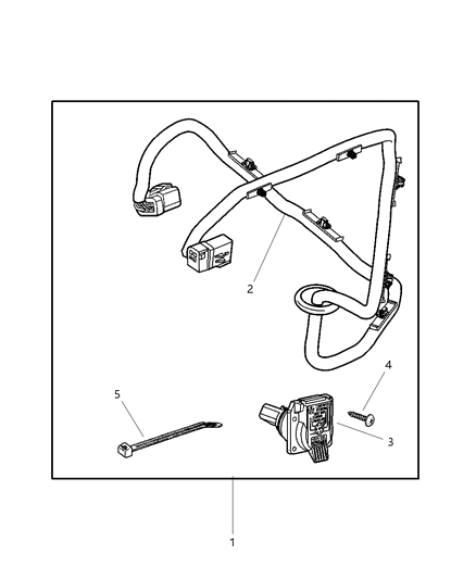 1999 Jeep Grand Cherokee Wiring Package - Trailer Tow Diagram