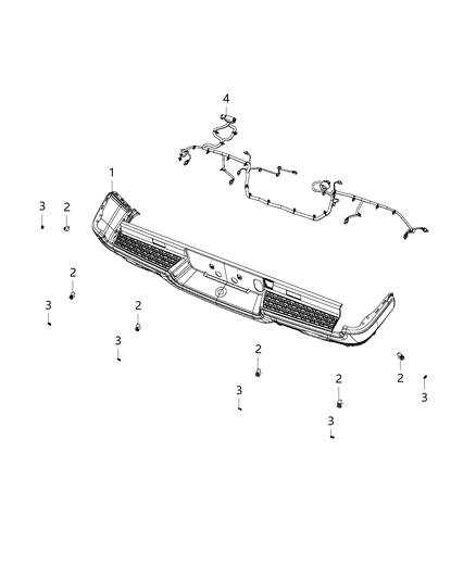 2021 Ram 1500 Park Assist Diagram 2 - Thumbnail