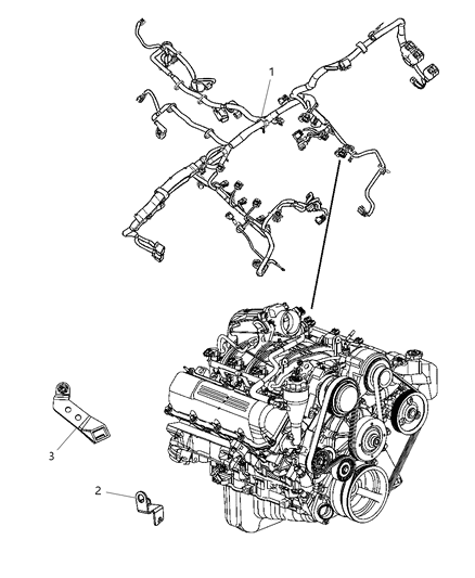 2011 Jeep Liberty Bracket Wiring Diagram for 56048916AA