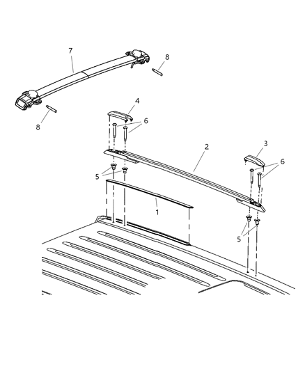 2005 Jeep Grand Cherokee Roof Rack Diagram