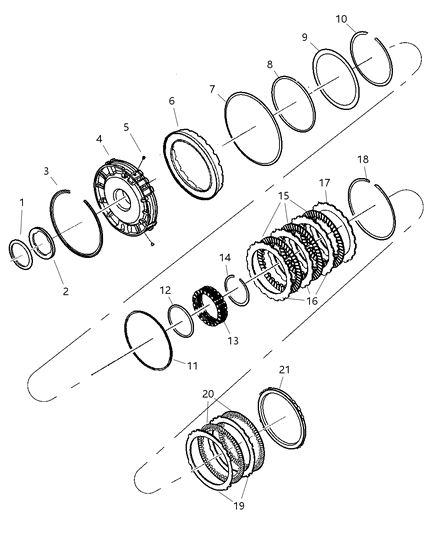 2006 Jeep Commander 2 & 4 Clutch Diagram 1 - Thumbnail