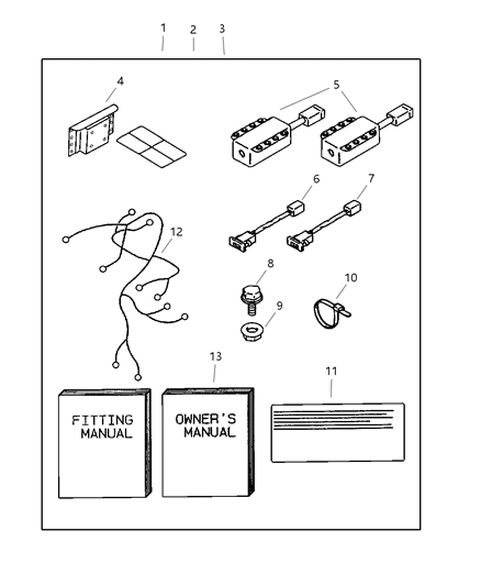 2002 Chrysler Sebring Coupe Switches Air Bag Cutoff Diagram