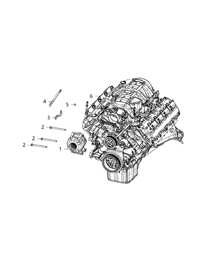 2019 Dodge Charger Parts, Generator/Alternator & Related Diagram 4 - Thumbnail