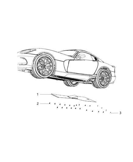 2017 Dodge Viper Skid Plate Diagram 2 - Thumbnail