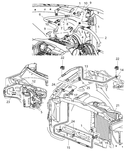 2007 Dodge Ram 1500 Plumbing - A/C Diagram 2 - Thumbnail