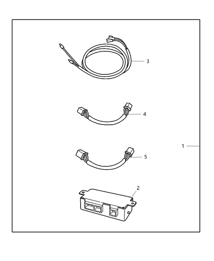2004 Jeep Liberty Wiring Adaptor Diagram for 5066210AA