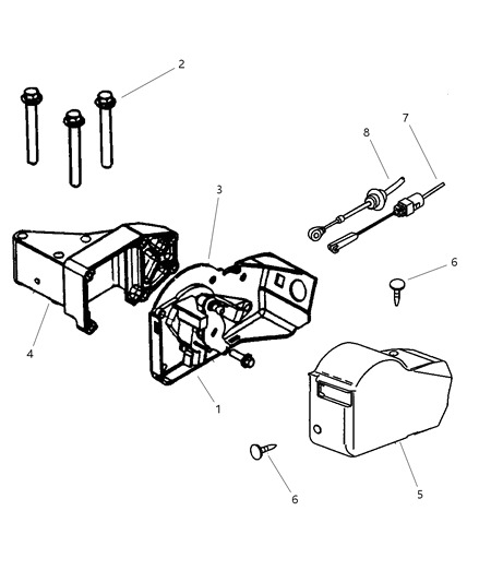 1998 Dodge Ram 2500 Regular Cab Throttle Control Diagram 3 - Thumbnail