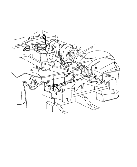 1997 Dodge Viper Label Fuse Block Diagram for 4848772