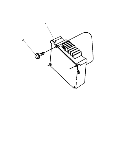 2001 Chrysler Town & Country Module Engine Controller Diagram for 4727401AF