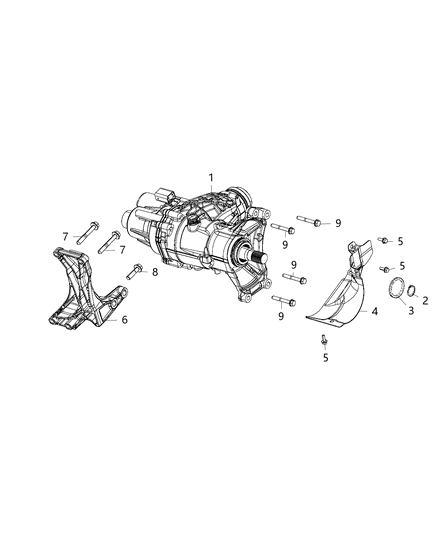 2015 Jeep Renegade Assembly, Power Transfer Unit Diagram 1 - Thumbnail