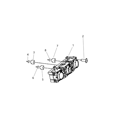 2007 Dodge Sprinter 2500 Air Conditioner & Heater Control Diagram