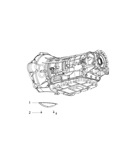 2015 Ram 3500 Pickup Mounting Covers And Shields Diagram 1 - Thumbnail