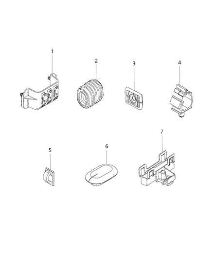 2019 Ram ProMaster 2500 Wiring Clips And Plugs Diagram