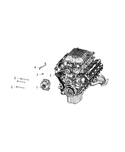 2020 Dodge Charger Generator/Alternator & Related Parts Diagram 1 - Thumbnail