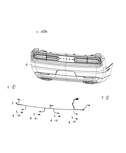 2016 Dodge Challenger Control Module Diagram for 68170046AH