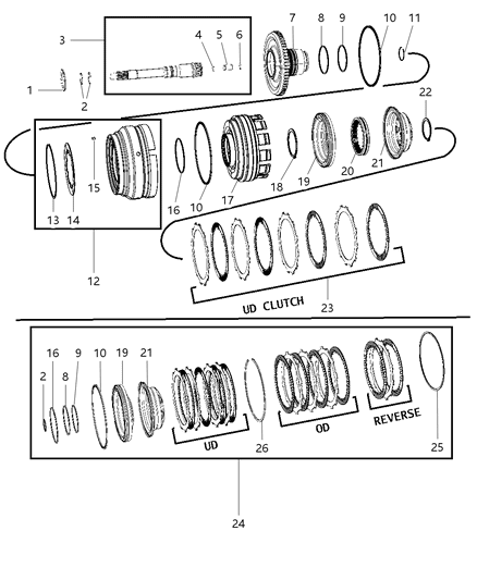 2008 Dodge Durango Input Clutch Assembly Diagram 6 - Thumbnail