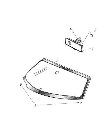 2006 Dodge Viper Retainer Diagram for 5029064AA