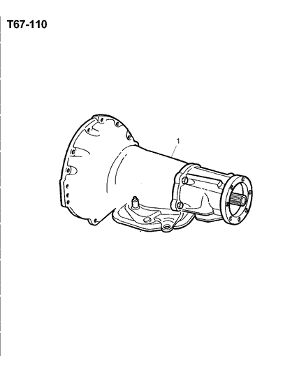 1999 Jeep Wrangler Transmission of Automatic Transmission Diagram 1 - Thumbnail
