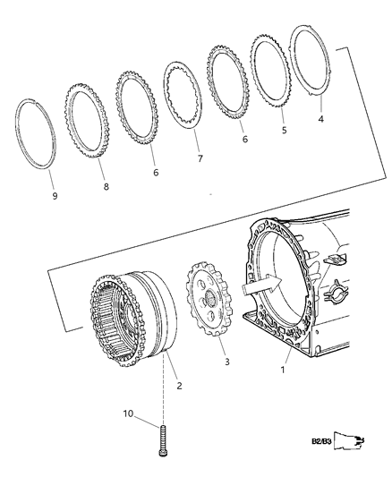 2005 Dodge Sprinter 2500 Multiple Disc Brake Diagram 2 - Thumbnail