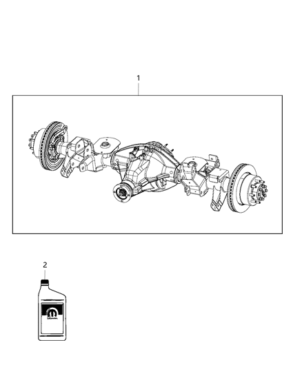 2018 Ram 3500 Cab Chassis Rear Axle Assembly Diagram 2 - Thumbnail