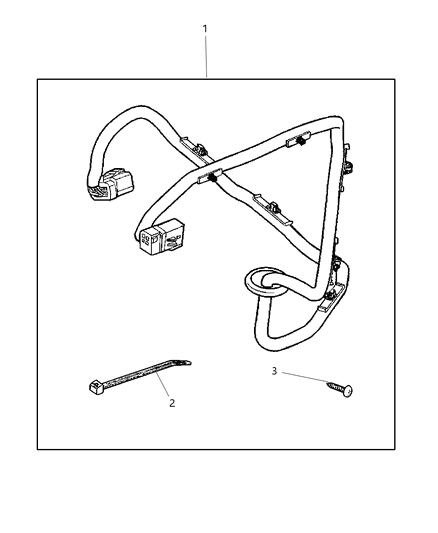 2001 Dodge Dakota Wiring Kit - Trailer Tow Diagram 2 - Thumbnail