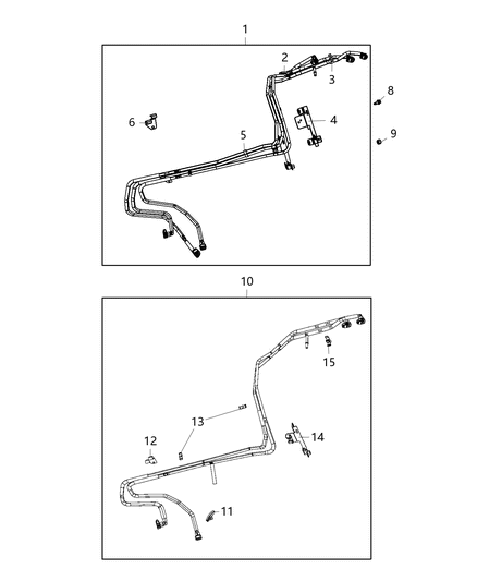 2017 Jeep Wrangler Fuel Lines Diagram 1 - Thumbnail