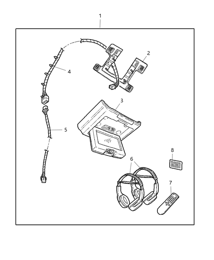 2006 Dodge Caravan Media System Diagram 2 - Thumbnail