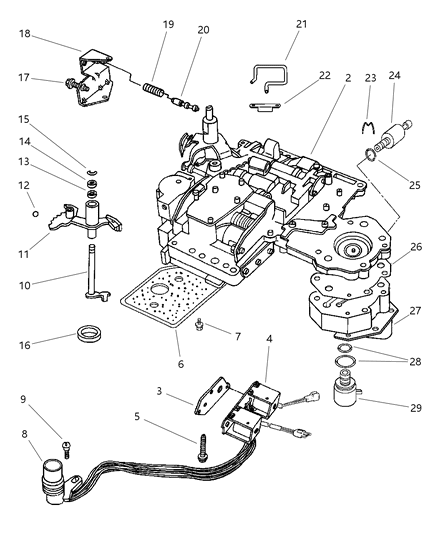 1999 Dodge Ram 2500 Regular Cab Valve Body Diagram 3 - Thumbnail