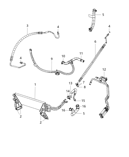 2020 Ram 2500 Power Steering Hose Diagram 2 - Thumbnail