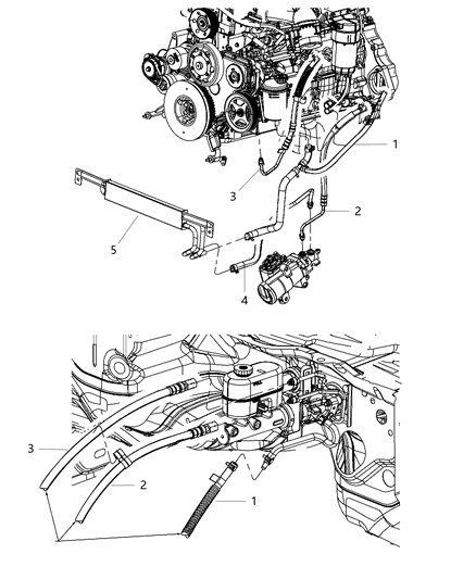 2012 Ram 2500 Power Steering Hose Diagram 4 - Thumbnail