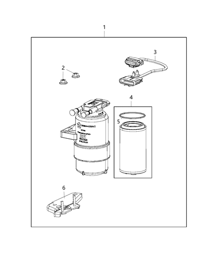 2016 Ram 1500 Fuel Filter And Water Separator Diagram
