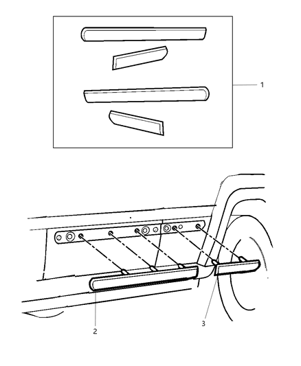2011 Jeep Liberty Access Package Appearance Diagram for 82211183