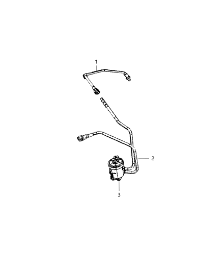 2010 Jeep Compass Emission Control Vacuum Harness Diagram 1 - Thumbnail