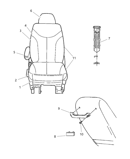 2000 Dodge Grand Caravan Assist Strap Diagram for MV38SJK